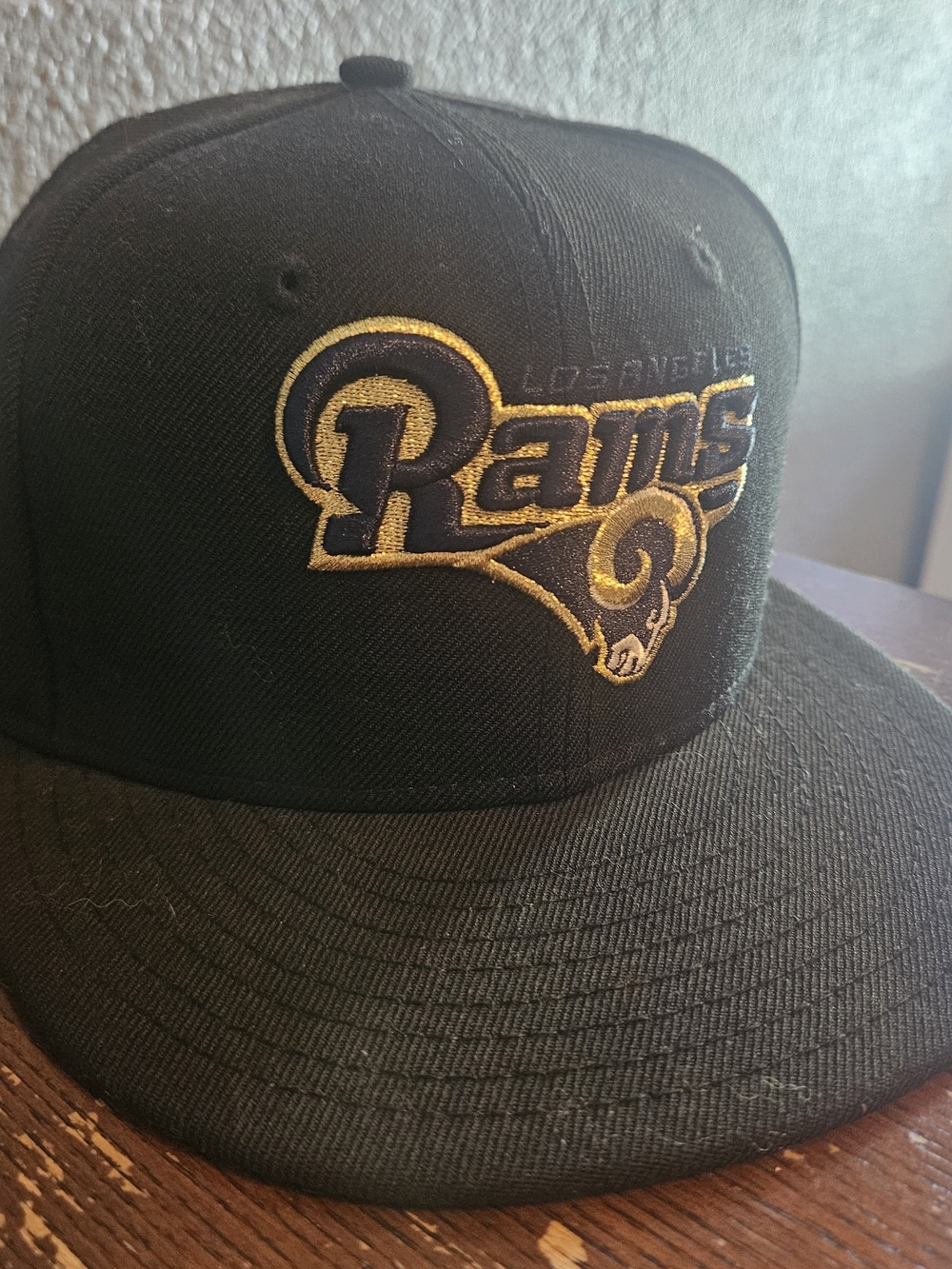 New Era Los Angeles Rams Black and Gold Fitted Hat